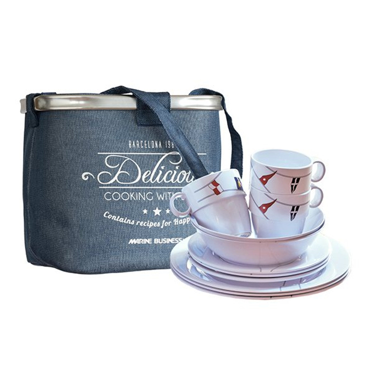 Regata 24 Piece Melamine Tableware Set